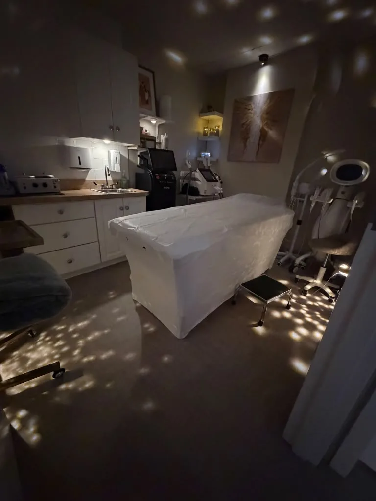Sala de atendimento da DASP Beauty Spa